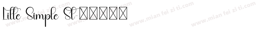 Litle Simple St字体转换